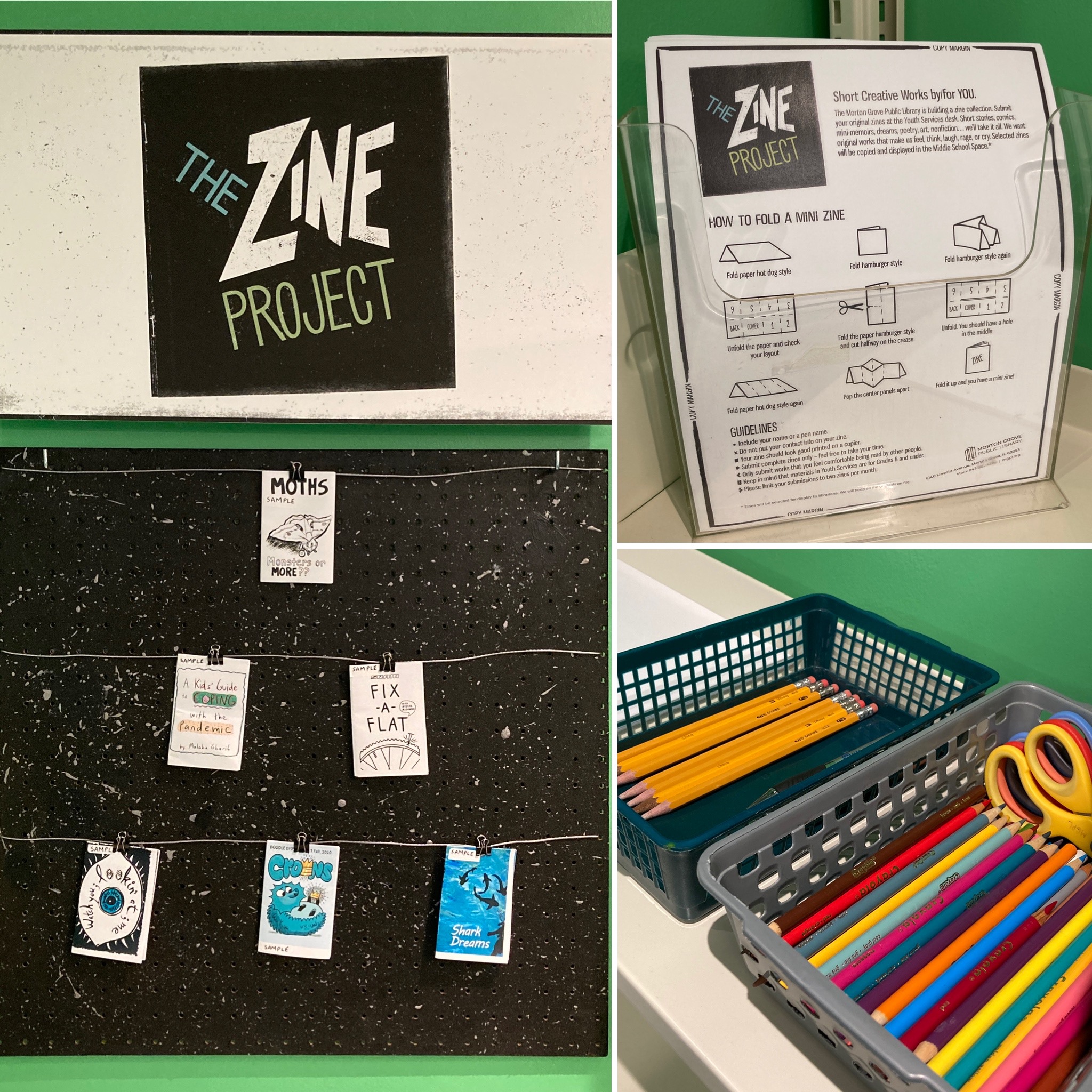 Zine Project display