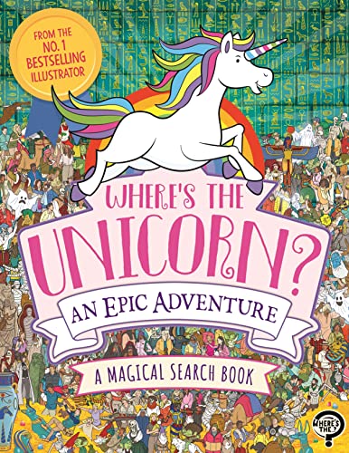 book cover with title and illustrated unicorn