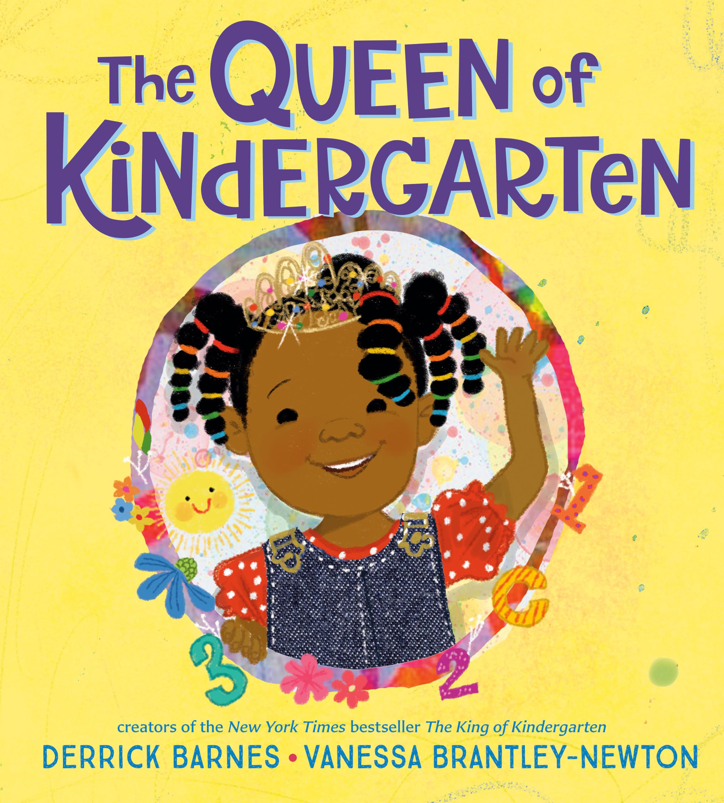 Book Cover with title and author and illustration of a Black girl ready for school
