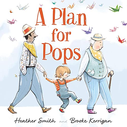 title and author and illustration of a boy and two grandpas