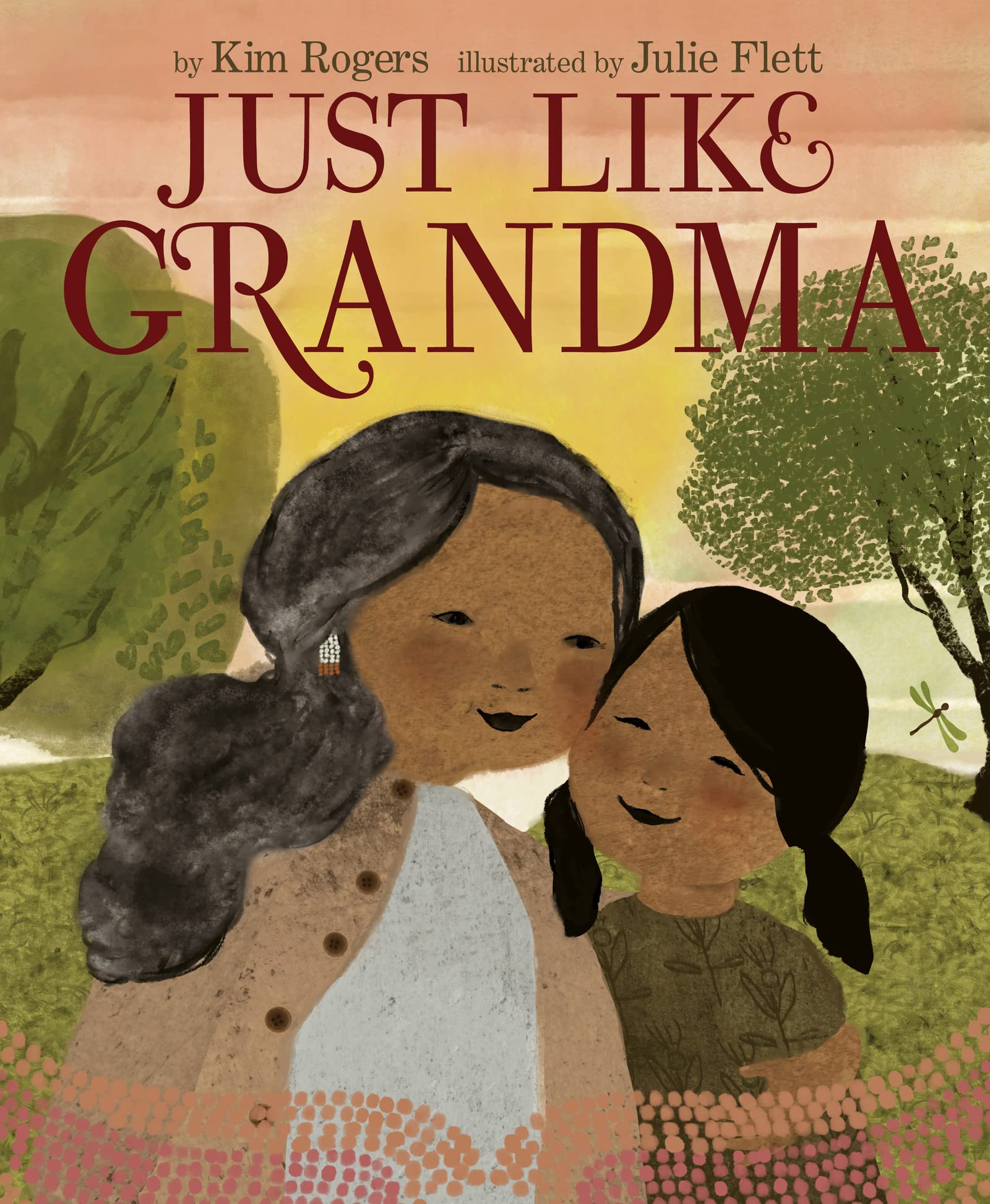 title and author and illustration of girl and her grandma