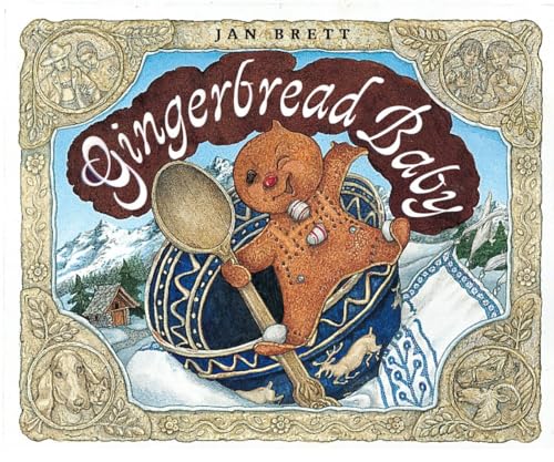 cover with title and author and illustration of a gingerbread man cookie