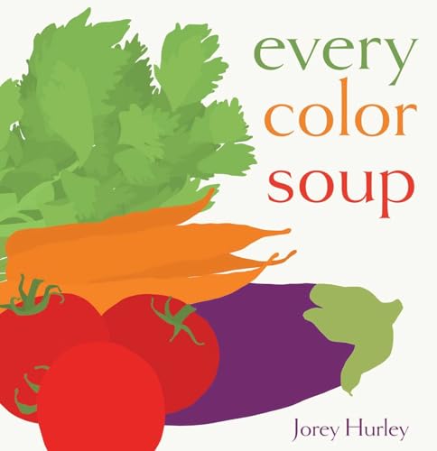 Cover with title and author and illustration of celery, carrots, tomatoes and eggplant