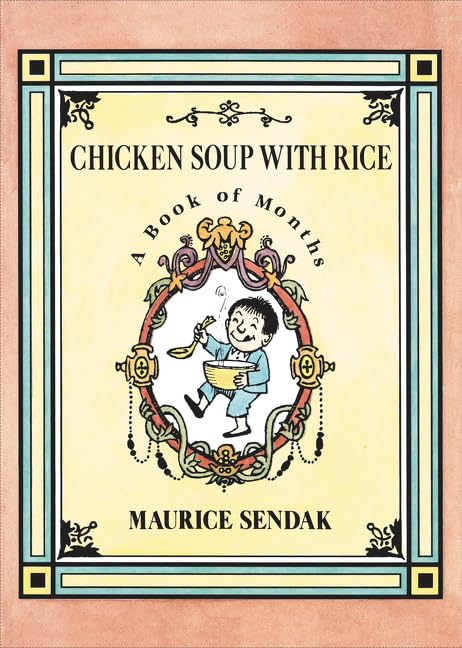 Cover with title and author and illustration of a boy with a soup bowl