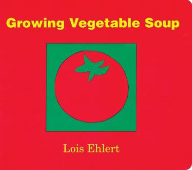 book cover with red background, showing title and author and an illustration of a tomato